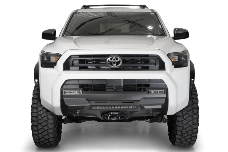 ADD Stealth center mount front winch bumper F710343070103 for 2025–2026 Toyota 4Runner, steel construction for rugged protection.