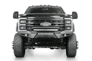 ADD HoneyBadger front bumper F810221770103 with top hoop for 2023–2025 Ford F250/F350 Super Duty.