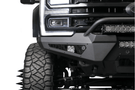 ADD HoneyBadger front bumper F810221770103 with top hoop for 2023–2025 Ford F250/F350 Super Duty.