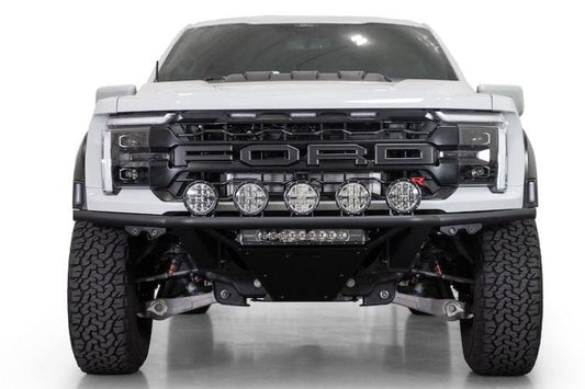 ADD Offroad Pro Plus Frame Cut Front Bumper F210562070103 for 2021-2026 Ford F150 Raptor with 20-inch light bar mount for off-road use