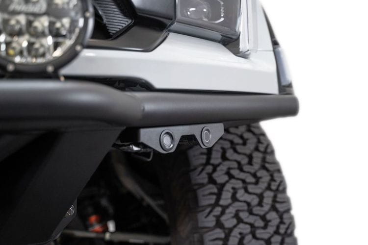 ADD Offroad Pro Plus Frame Cut Front Bumper F210562070103 for 2021-2026 Ford F150 Raptor with 20-inch light bar mount for off-road use