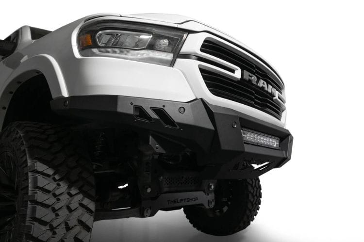 ADD Black Label front bumper F550305080103 for 2019-2024 Ram 1500 durable Addictive Desert Designs Black Label bumper