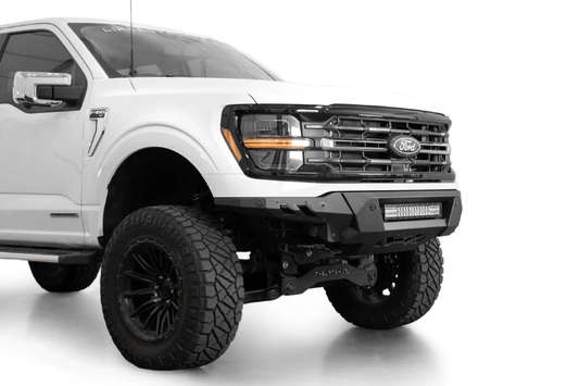 Addictive Desert Designs crafted the Black Label F1900305080103, a durable ADD bumper designed to upgrade the 2024-2026 Ford F150 with style and strength