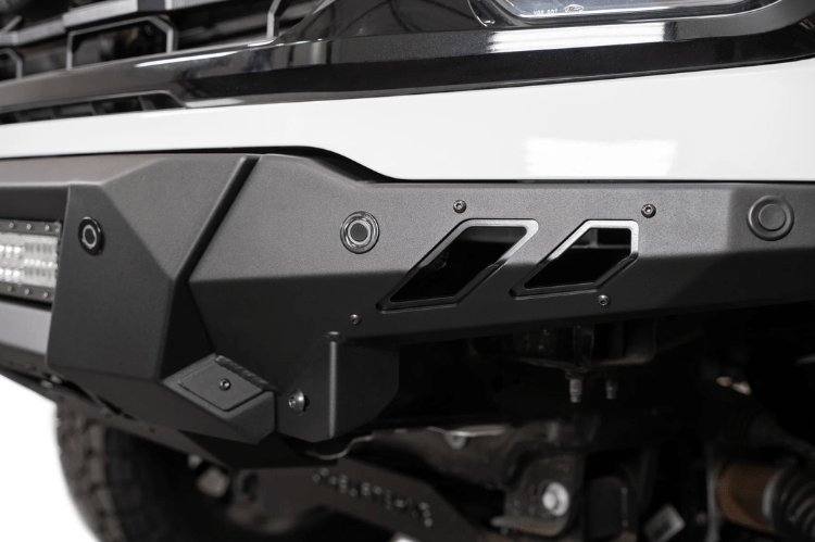Addictive Desert Designs crafted the Black Label F1900305080103, a durable ADD bumper designed to upgrade the 2024-2026 Ford F150 with style and strength