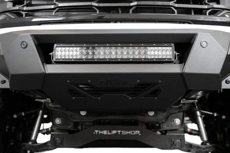 Addictive Desert Designs crafted the Black Label F1900305080103, a durable ADD bumper designed to upgrade the 2024-2026 Ford F150 with style and strength