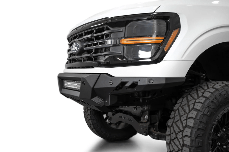 Addictive Desert Designs crafted the Black Label F1900305080103, a durable ADD bumper designed to upgrade the 2024 Ford F150 with style and strength