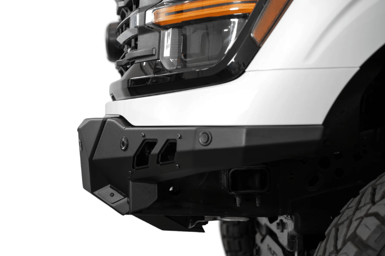 Addictive Desert Designs crafted the Black Label F1900305080103, a durable ADD bumper designed to upgrade the 2024 Ford F150 with style and strength