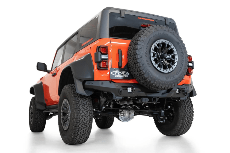 ADD R260141090103 Ford Bronco Raptor 2022-2024 Bomber Rear Bumper with Sensor Cutouts