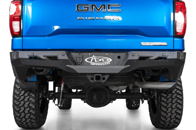 ADD R14020NA0103 GMC Sierra 1500 2022-2024 Black Label Rear Bumper (Not Compatible with Supercruise)