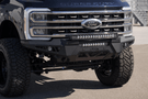 ADD HoneyBadger front bumper F810211770103 installed on 2023–2025 Ford F250 F350 Super Duty truck