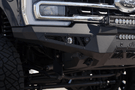 ADD HoneyBadger front bumper F810211770103 installed on 2023–2026 Ford F250 F350 Super Duty truck