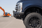 ADD HoneyBadger front bumper F810211770103 installed on 2023–2026 Ford F250 F350 Super Duty truck