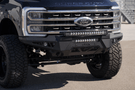 ADD HoneyBadger front bumper F810211770103 installed on 2023–2026 Ford F250 F350 Super Duty truck