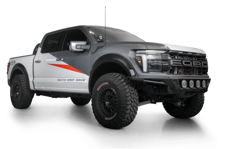 ADD Offroad front bumper F210443130103 Edge for 2021–2026 Ford F150 Raptor, aftermarket off-road steel protection.