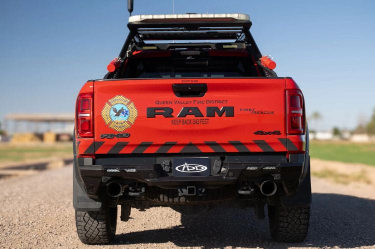 ADD Phantom rear bumper R630191190103 for 2025-2026 Ram RHO durable Addictive Desert Designs Phantom rear bumper black