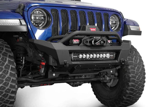 ADD Phantom Stubby winch front bumper installed on 2020–2026 Jeep Gladiator JT for off-road protection