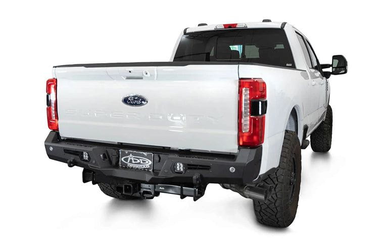 ADD R810141090103 Ford Superduty 2023-2025 Bomber Rear Bumper with Sensor Cutouts
