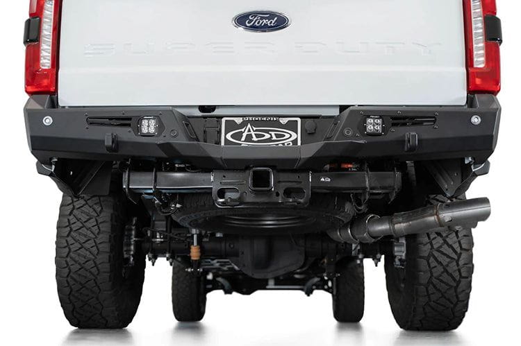 ADD R810141090103 Ford Superduty 2023-2025 Bomber Rear Bumper with Sensor Cutouts