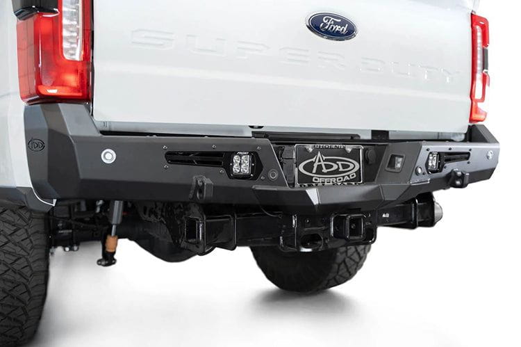 ADD R810141090103 Ford F450 Superduty 2023-2025 Bomber Rear Bumper with Sensor Cutouts