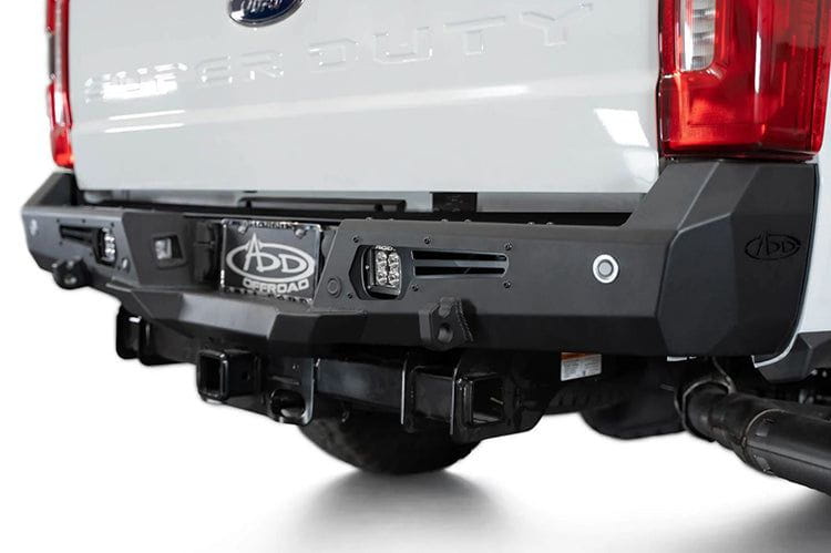 ADD R810141090103 Ford Superduty 2023-2025 Bomber Rear Bumper with Sensor Cutouts