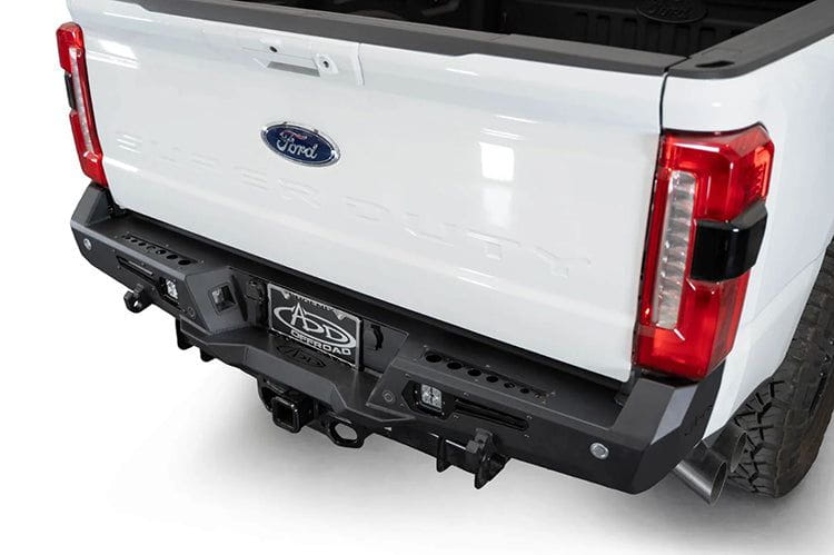 ADD R810141090103 Ford F450 Superduty 2023-2025 Bomber Rear Bumper with Sensor Cutouts