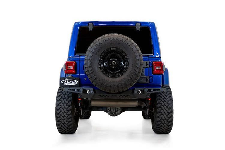 ADD Stealth Fighter rear bumper R960181280103 for 2018–2025 Jeep Wrangler JL, a reliable aftermarket rear bumper for enhanced protection