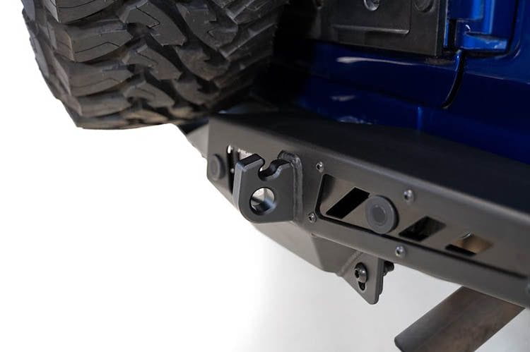 ADD Stealth Fighter rear bumper R960181280103 for 2018–2025 Jeep Wrangler JL, a reliable aftermarket rear bumper for enhanced protection