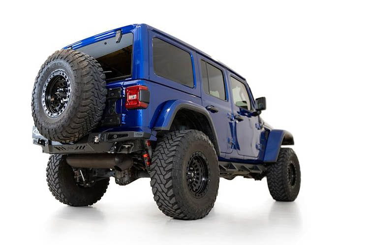 ADD Stealth Fighter rear bumper R960181280103 for 2018–2025 Jeep Wrangler JL, a reliable aftermarket rear bumper for enhanced protection