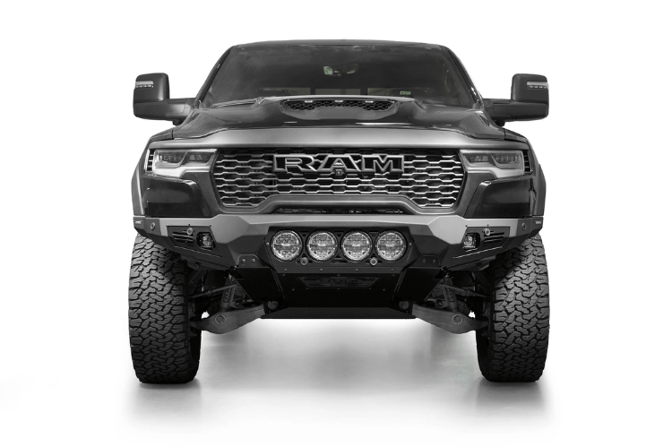 ADD F630014110103 Bomber front bumper for Dodge Ram 1500 RHO 2025 – a heavy-duty aftermarket bumper for custom truck front ends and off-road durability