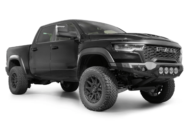 ADD F630014110103 Bomber front bumper for Dodge Ram 1500 RHO 2025 – a heavy-duty aftermarket bumper for custom truck front ends and off-road durability