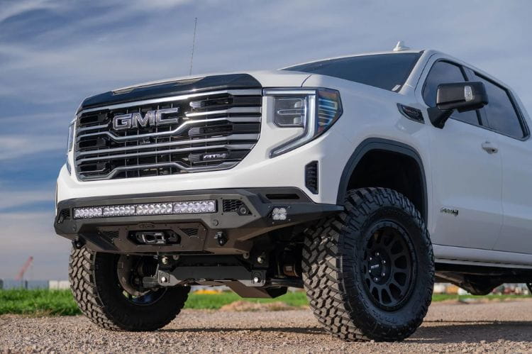 ADD Stealth Fighter front bumper F570152980103 for 2022-2026 GMC Sierra 1500 durable winch-ready stealth fighter bumper