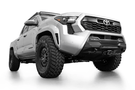 ADD stealth front skid plate installed on a 2024+ Toyota Tacoma for off-road underbody protection