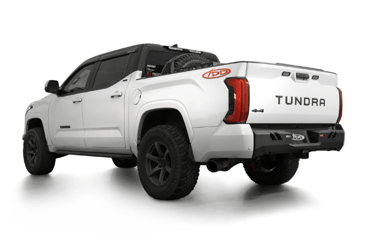 ADD Black Label Rear Bumper for 2022-2025 Toyota Tundra – heavy-duty off-road replacement bumper.