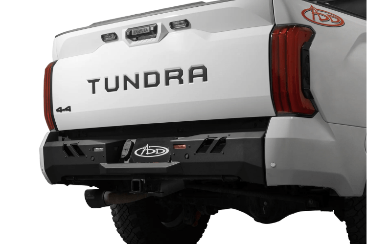 ADD Black Label Rear Bumper for 2022-2025 Toyota Tundra – heavy-duty off-road replacement bumper.