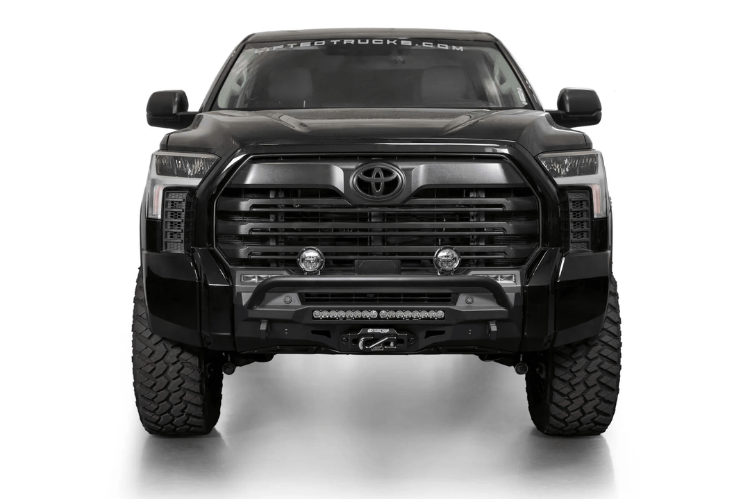 ADD Stealth Toyota Tundra aftermarket front bumper F760353120103 with top hoop — rugged style for 2022–2026 Tundra trucks