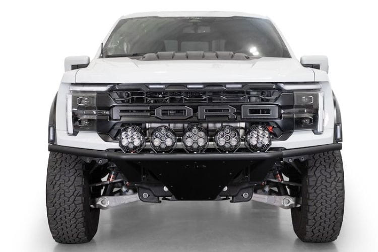 ADD Pro Plus Front Bumper F210552070103 for 2021-2026 Ford F150 Raptor, rugged Addictive Desert Designs bumper with frame cut design