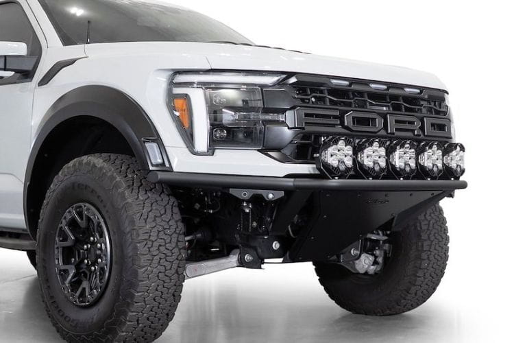ADD Pro Plus Front Bumper F210552070103 for 2021-2026 Ford F150 Raptor, rugged Addictive Desert Designs bumper with frame cut design