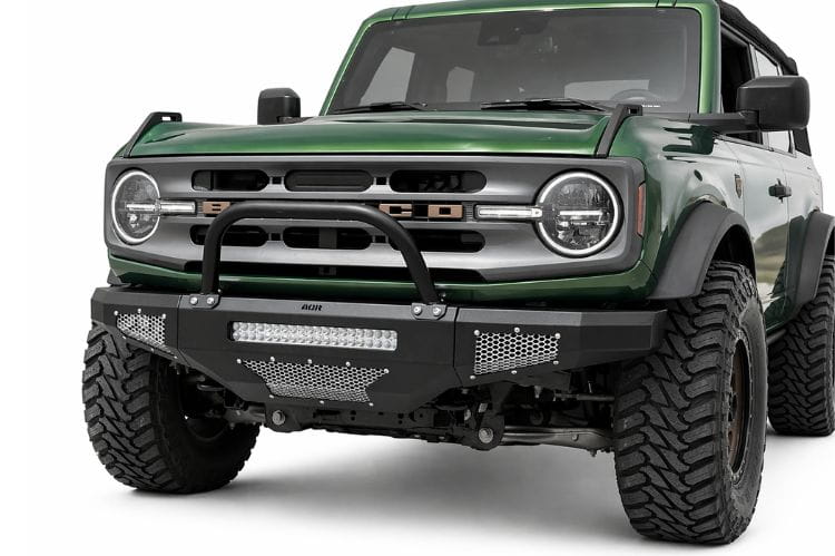 Affordable Offroad bumper 200-8020 for 2021-2026 Ford Bronco with lights and bullbar durable Affordable Offroad Bronco bumper