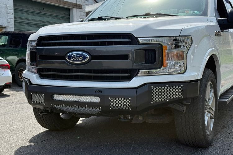 Affordable Offroad modular front bumper 200-15006 for 2018-2020 Ford F150 excluding Raptor durable modular offroad bumper