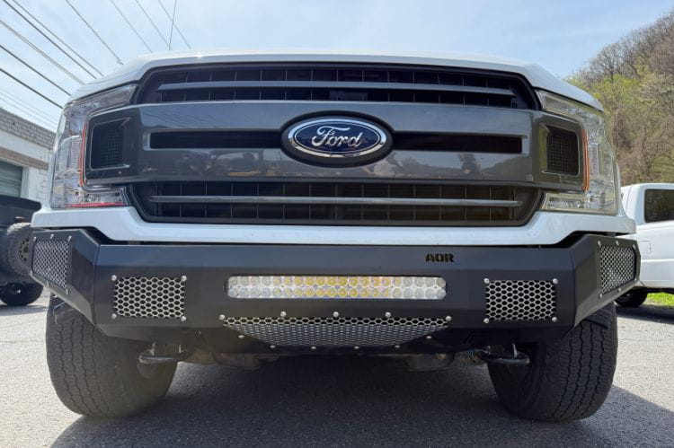 Affordable Offroad modular front bumper 200-15006 for 2018-2020 Ford F150 excluding Raptor durable modular offroad bumper