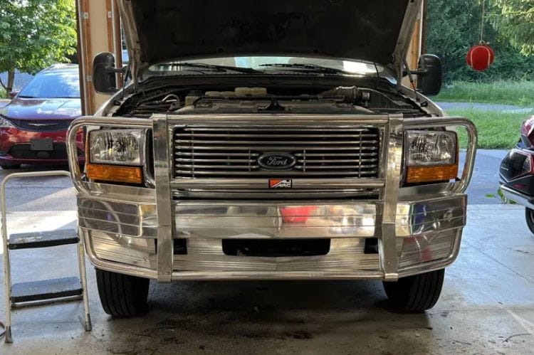 Heavy-duty Ali Arc Classic Ford F250/F350 Superduty 1998-2007 Front Bumper With Rake FDR273