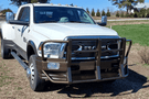 Reliable Ali Arc Classic Dodge Ram 2500/3500 2010-2018 Front Bumper Round Fog Light Cut Outs with Rake DGR227L