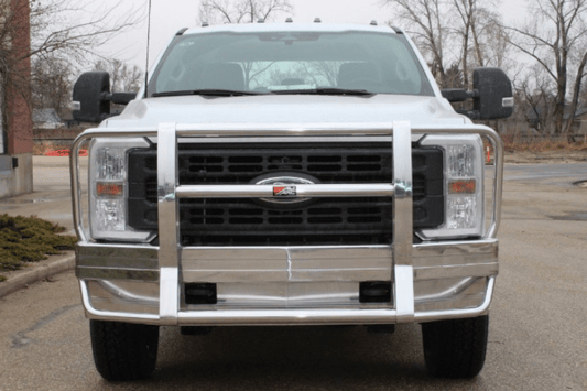Ali Arc Traditional Aluminum Ford F350 Superduty 2023-2024 Front Bumper with Fog Light Cut Outs and Rake FDR280L