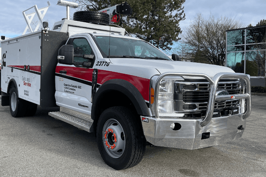 Ali Arc Guardian Front Bumper with light cut outs for Ford F450 F550 Super Duty 2023-2025 FDG280L