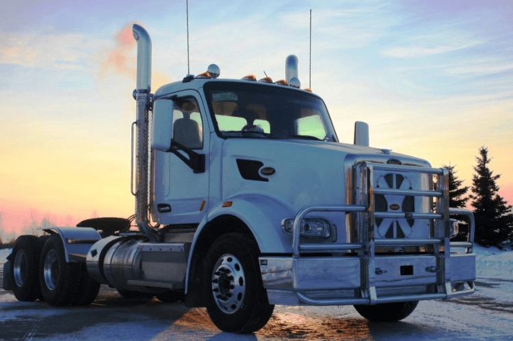 Heavy-Duty Curved Bumper Ali Arc PB121BCQ for Peterbilt 567 SBA 2014-Up