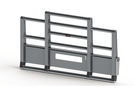Ali Arc PB121XCQ 410 straight bumper with 4 posts and 3-inch tubes for Peterbilt 567 SFA 2016-UP