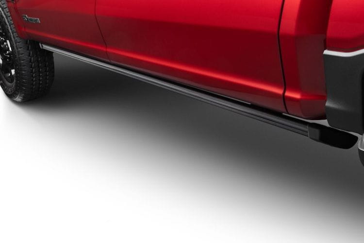 AMP Research PowerStep running boards 76242-01A for 2022-2026 Ford F450 Super Duty durable Ford Super Duty power running boards
