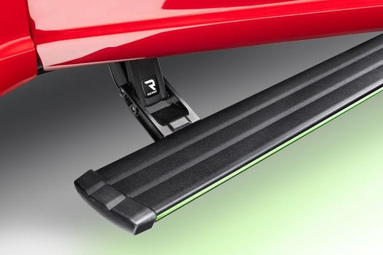 AMP Research PowerStep running boards 76242-01A for 2022-2026 Ford F450 Super Duty durable Ford Super Duty power running boards
