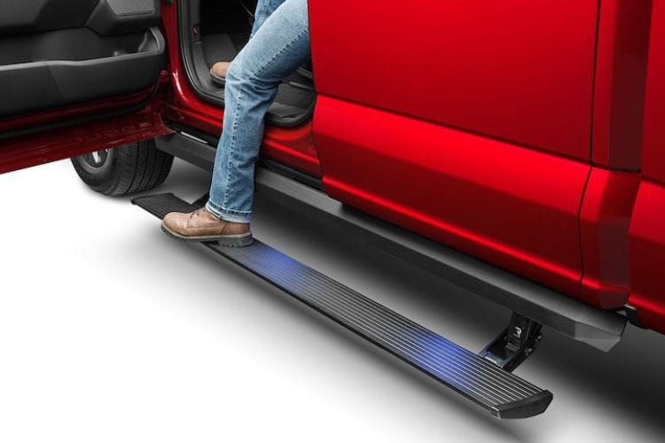 AMP Research PowerStep XL 77242-01A for 2022-2026 Ford F250/F350 Super Duty durable AMP Research power running boards black