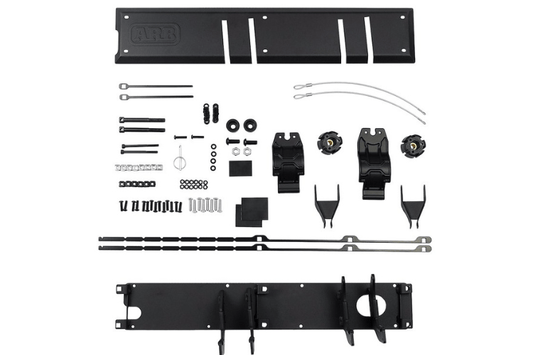 ARB hydraulic jack mount 3580020 designed for 2021–2026 Ford Bronco, offering a secure mounting solution for recovery jacks